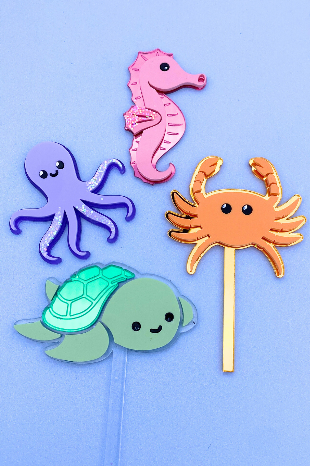 Sea Creature Cake Decoration Set