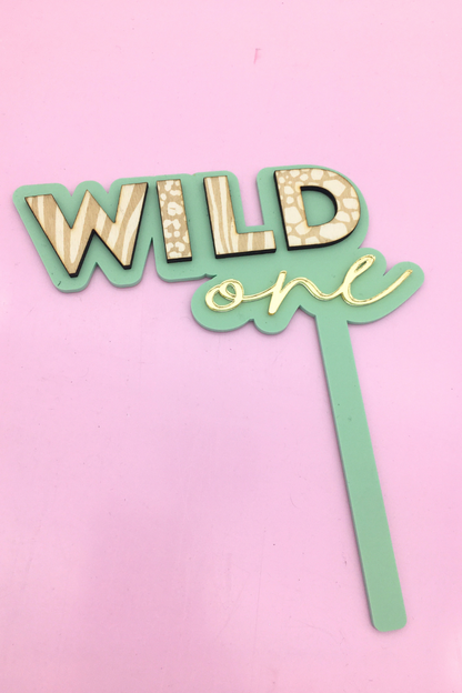 Wild One Cake Topper