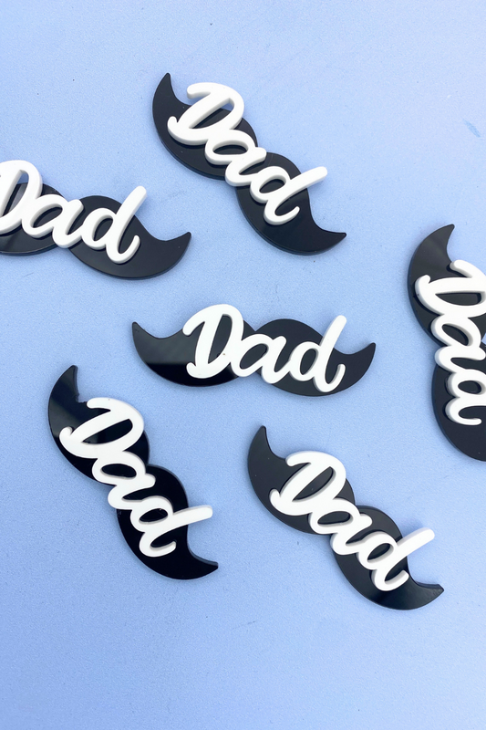 Dad Moustaches for MiniCakes