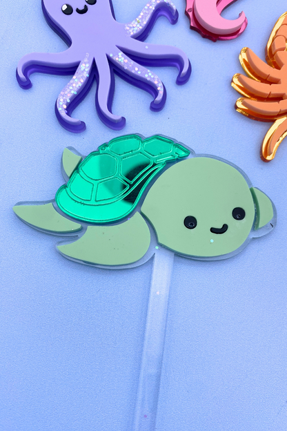 Sea Creature Cake Decoration Set