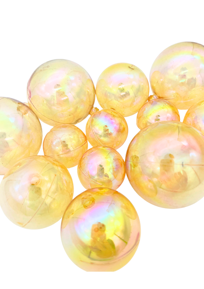 Plastic Decorative Bubbles - Pack of 12