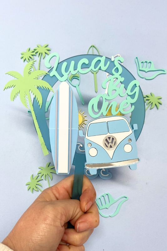 Surfs Up Cake Topper