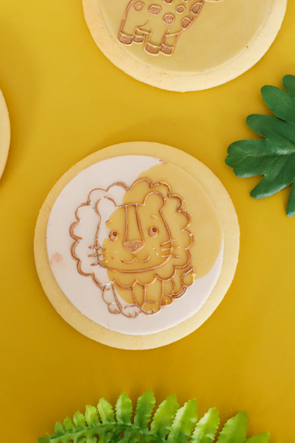 Safari Animals Fondant Cookie Press