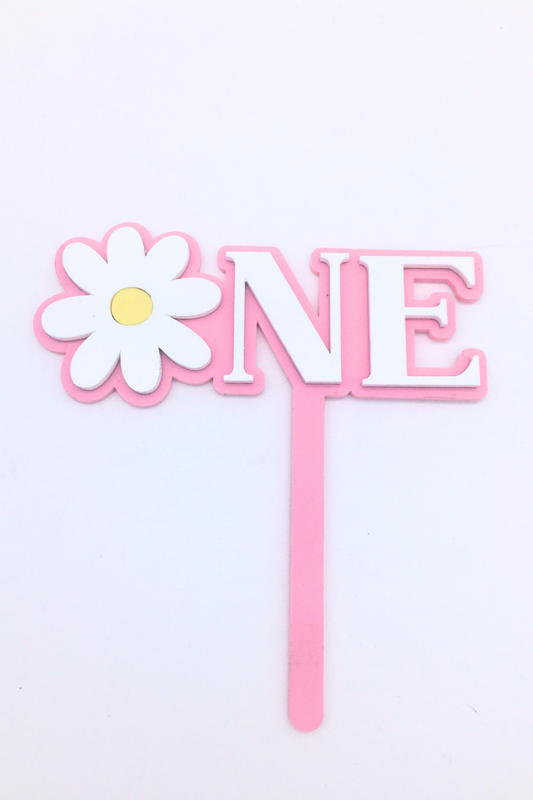 Daisy Age Cake Topper