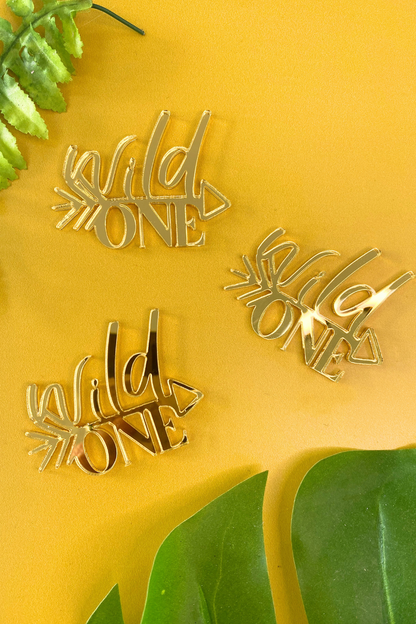 Wild One Cupcake Topper Pack