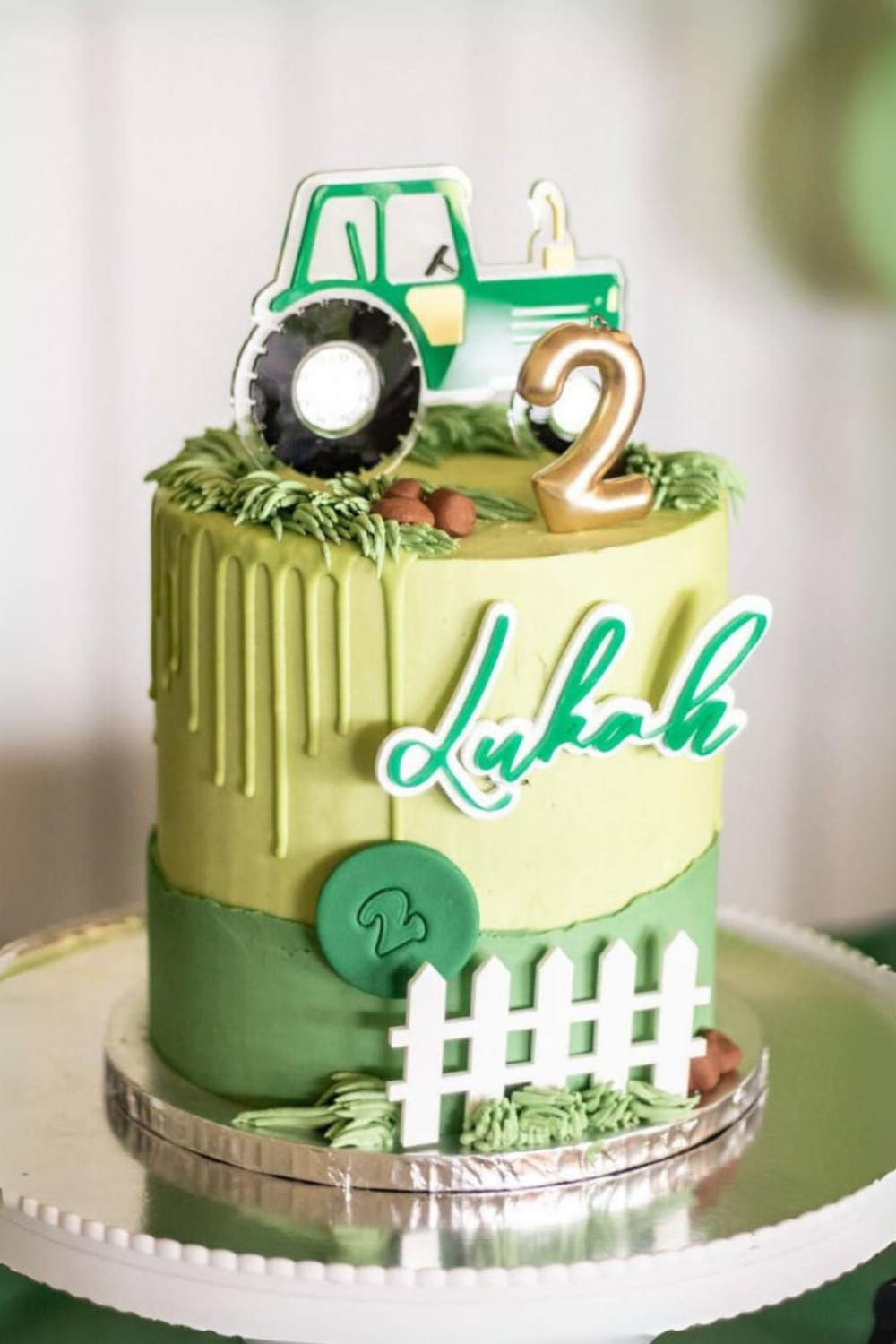 Tractor Cake Topper