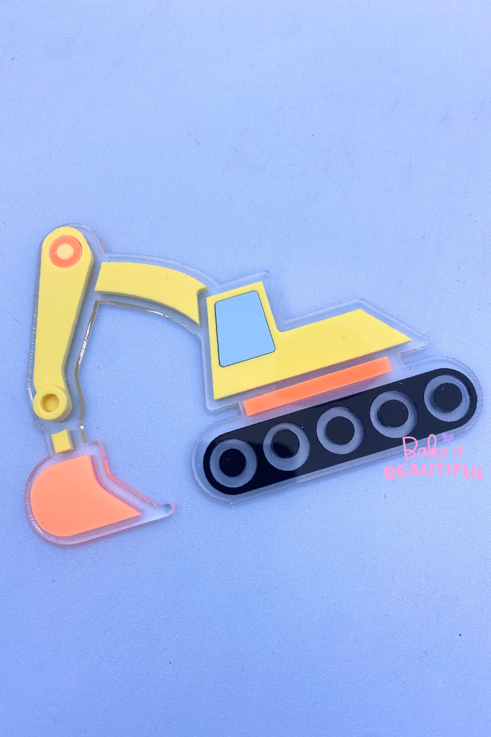 Excavator Cake Charm