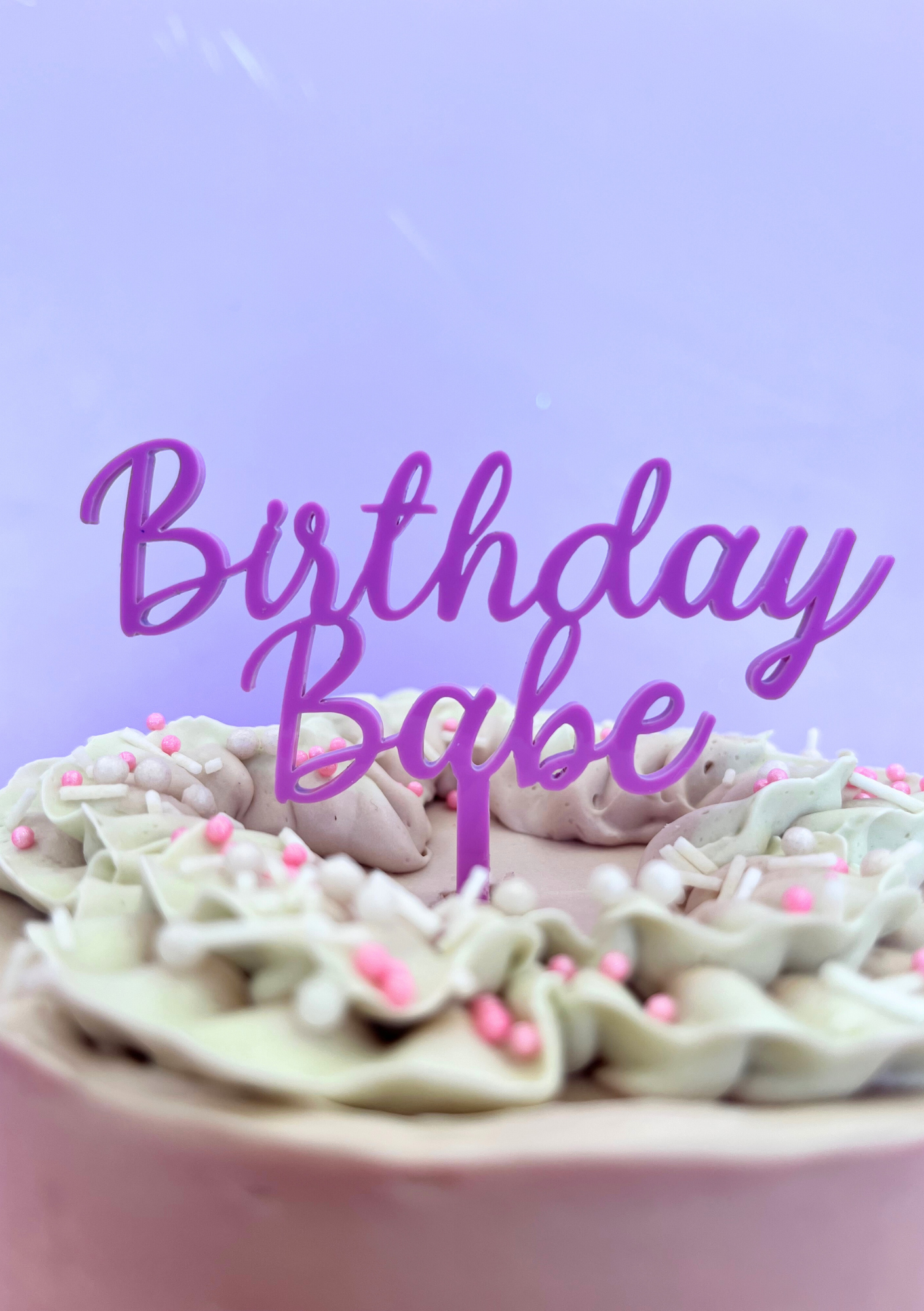 Birthday Babe MiniCake Topper