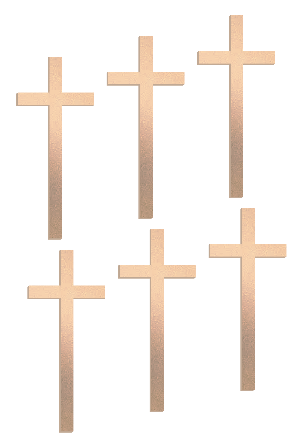 Mirror Cross Cake Charms Packs