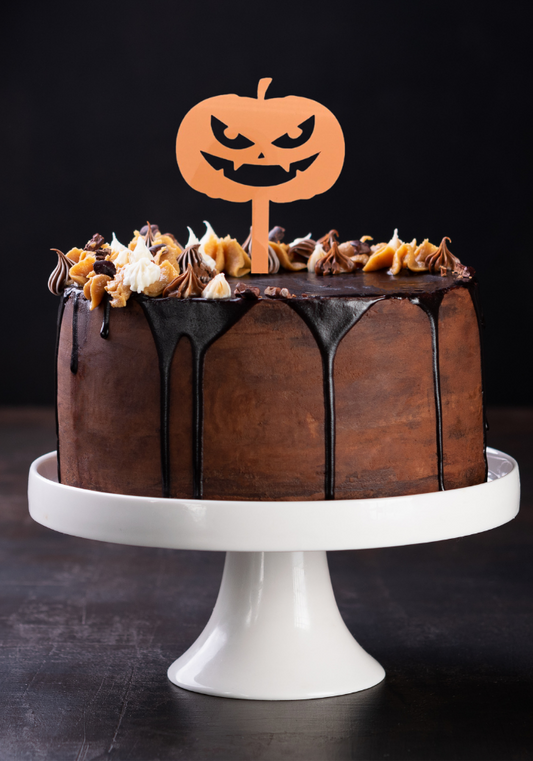 Halloween Pumpkin Cake Topper