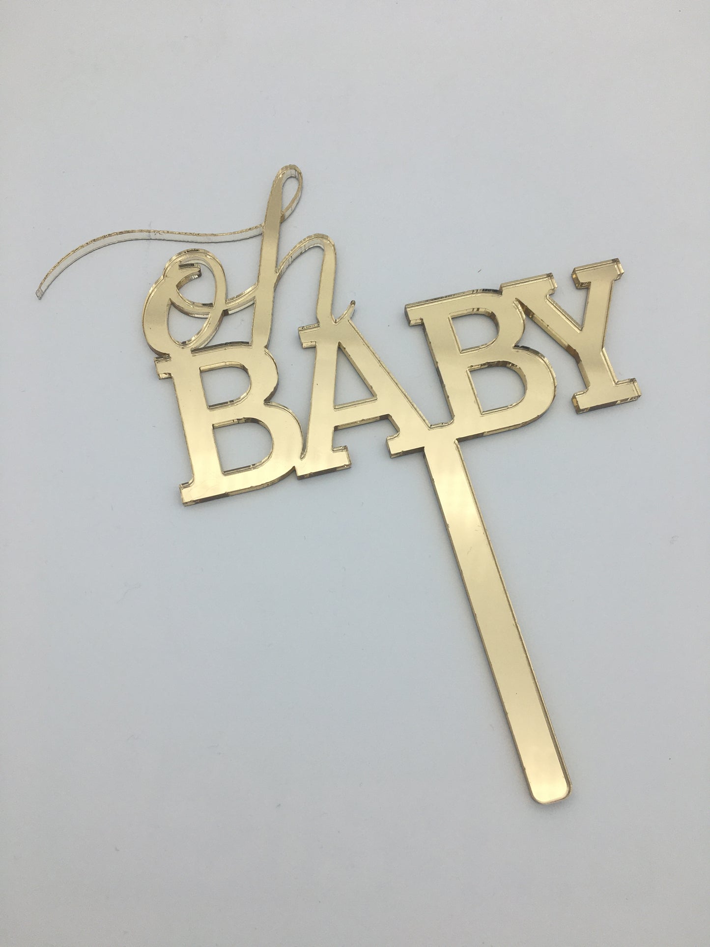 Oh Baby Baby Shower Cake Topper