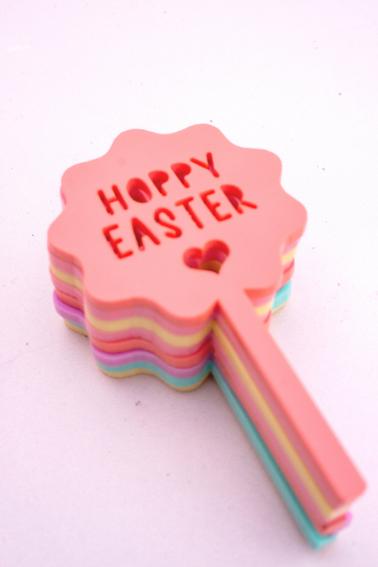 Hoppy Easter Cutout Cupcake Toppers