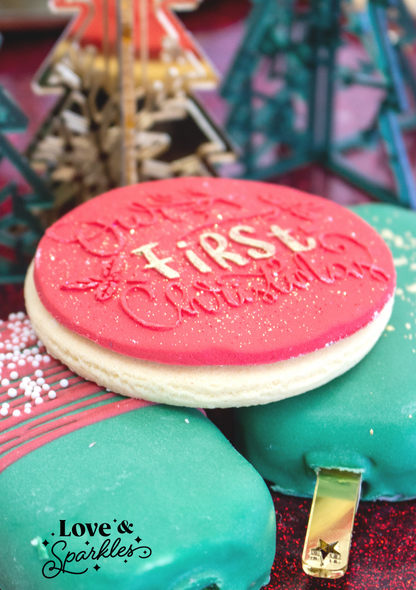 Our First Christmas Fondant Cookie Press