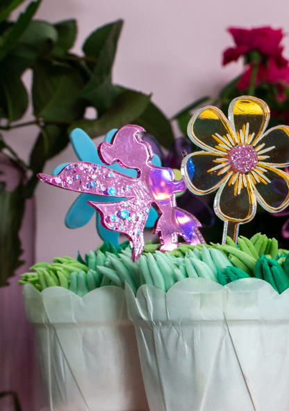 Sparkly Fairy Cake Decorations