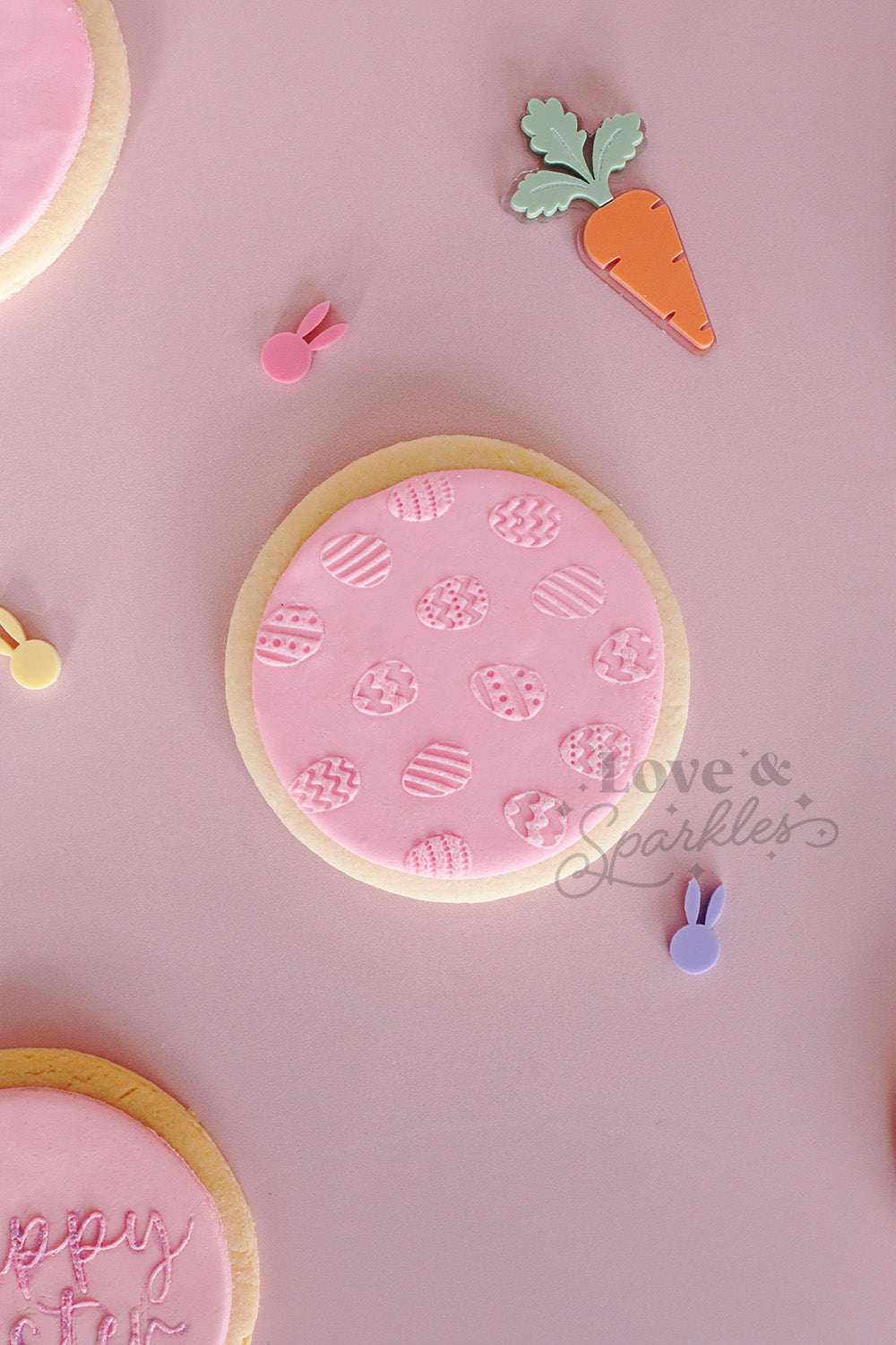 Allover Egg Design Fondant Cookie Press