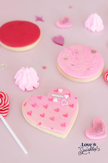 Allover Heart Design Fondant Cookie Press