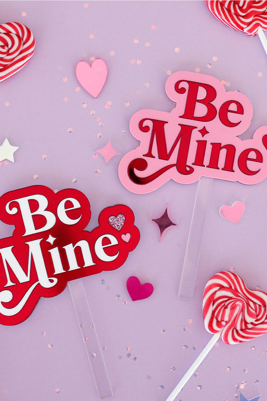 Be Mine Valentines Love Illusion Topper