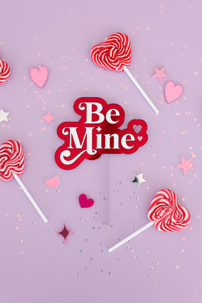 Be Mine Valentines Love Illusion Topper