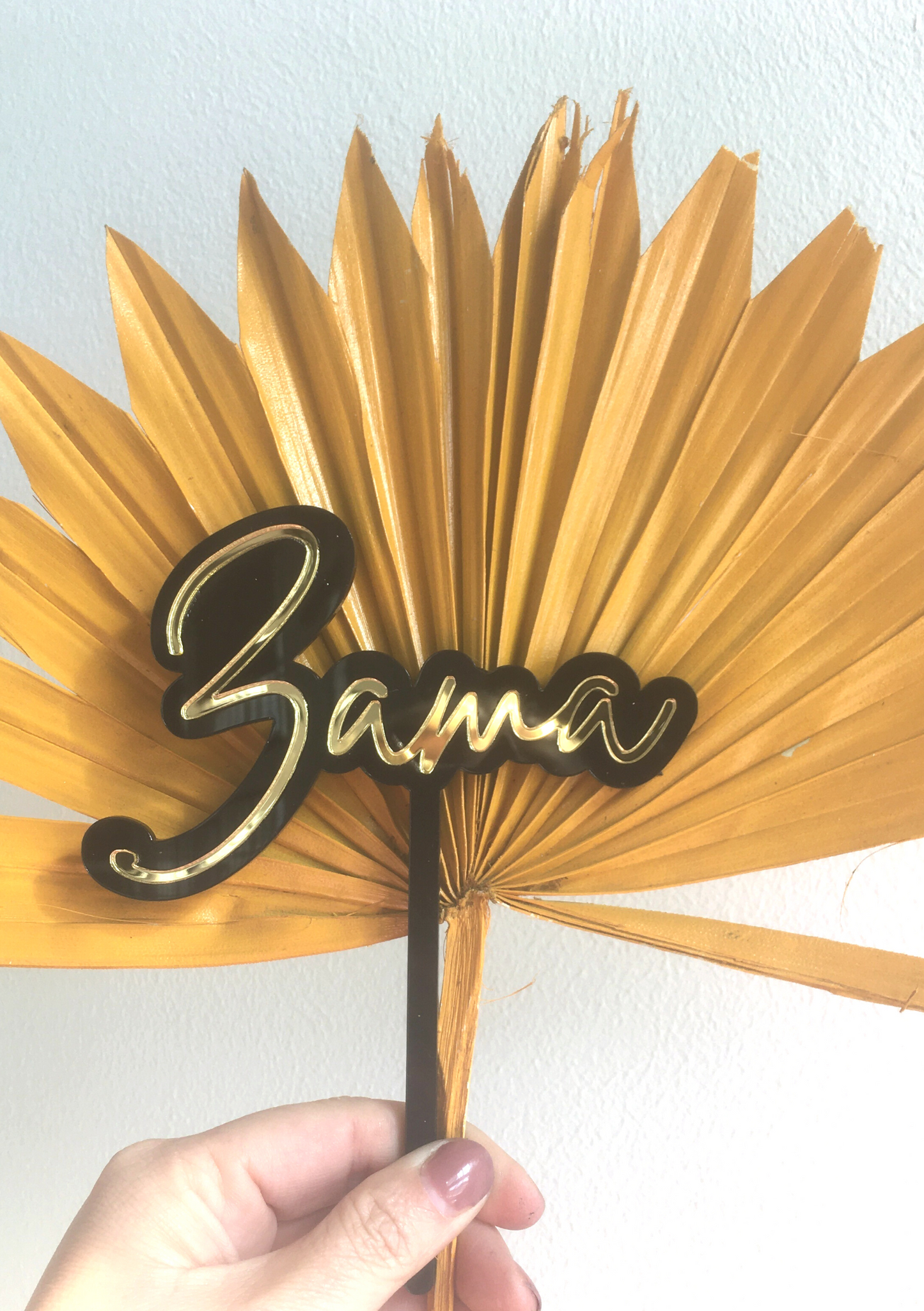 Personalised Name Script Celebration Cake Topper