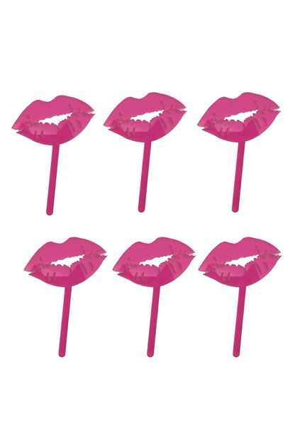 Lippies Valentines Cupcake Toppers