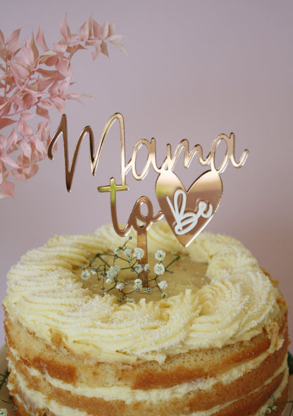 Mama To Be Baby Shower Cake Topper