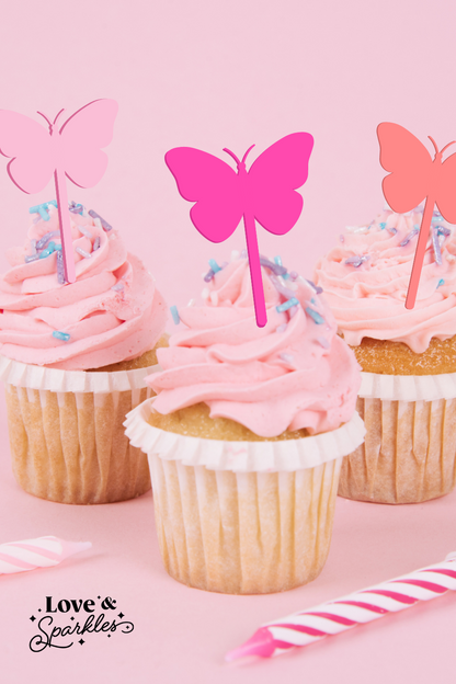 Butterfly Cupcake Toppers