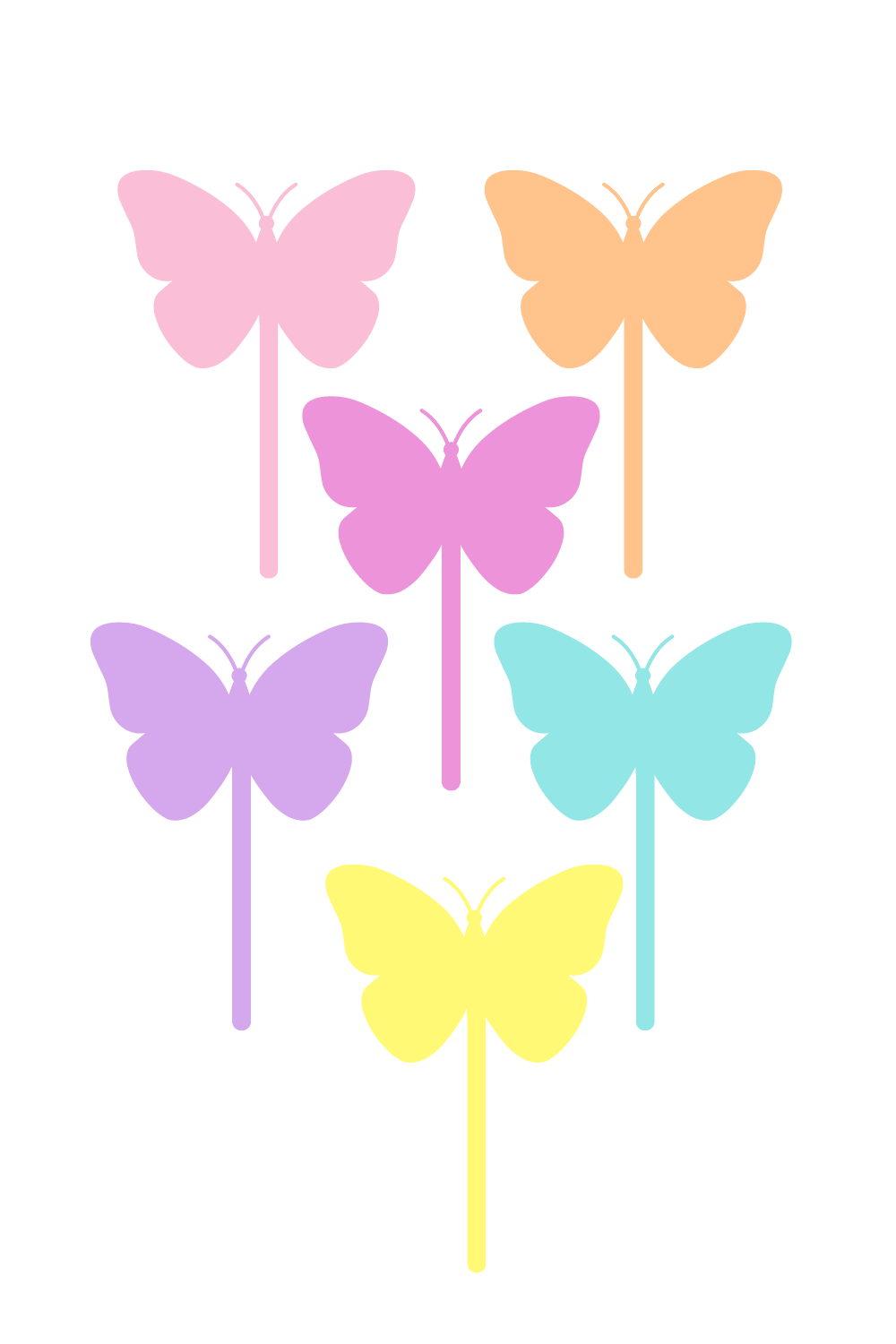 Butterfly Cupcake Toppers